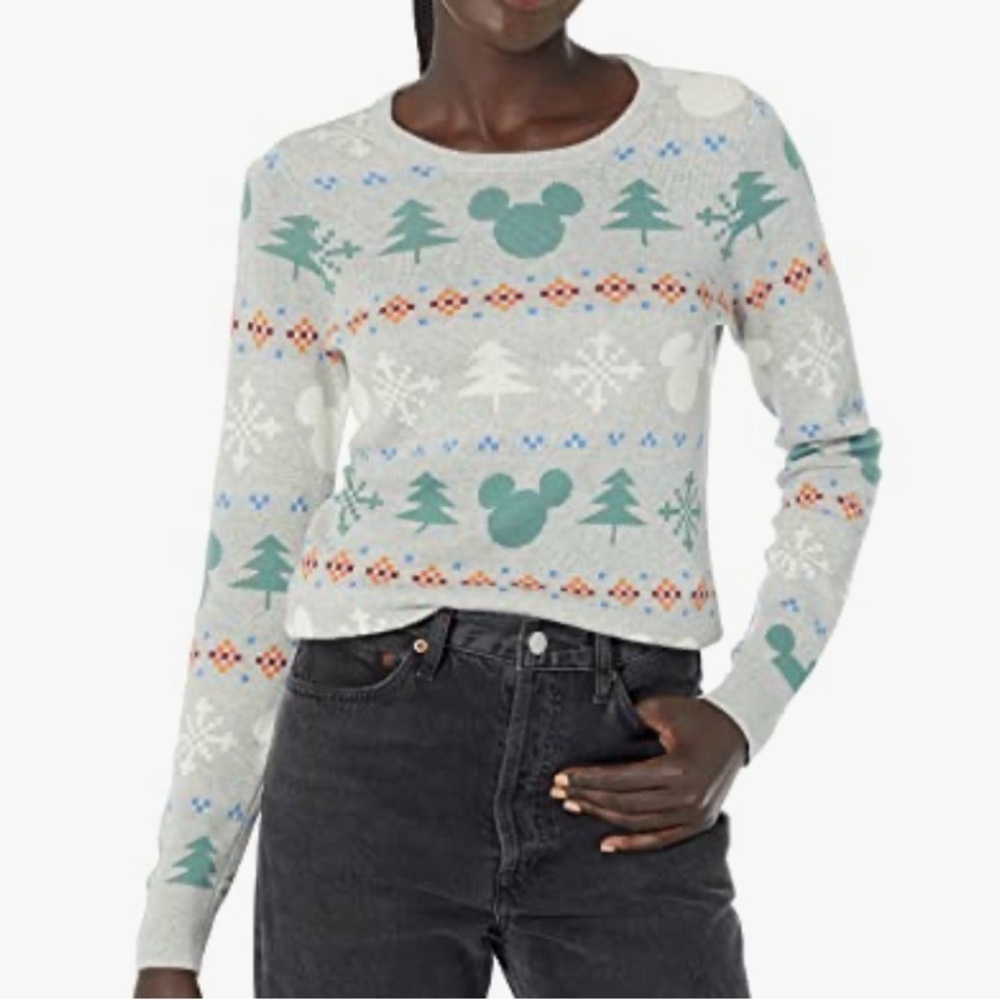 Disney Amazon Essentials Women’s Mickey Fair Isle size s